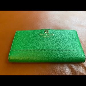Emerald Green Kate Spade Southport Ave Wallet